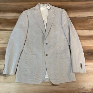 Theory Blazer Mens 42L Mezzo Cord Stripe Jacket Two Button Corduroy